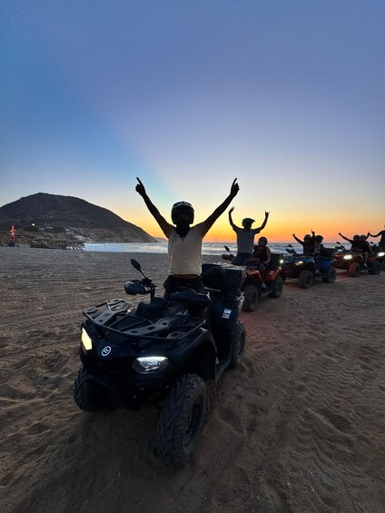 Agia Pelagia: Sunset or Morning Quad Tour & Ghost Town Visit