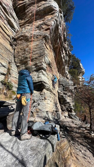 Picture 2 for Activity Pilot Mountain, NC: Go Rock Climbing with an AMGA Guide