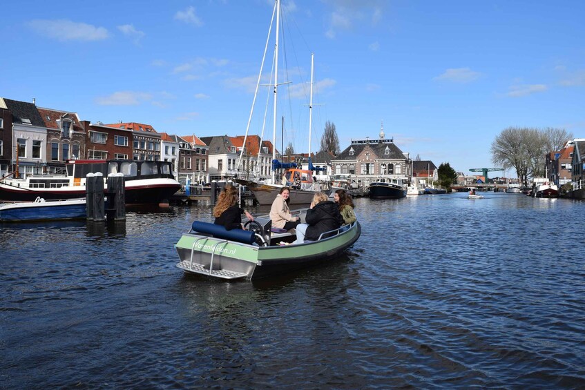 Picture 1 for Activity Leiden: Electric Boat Rental