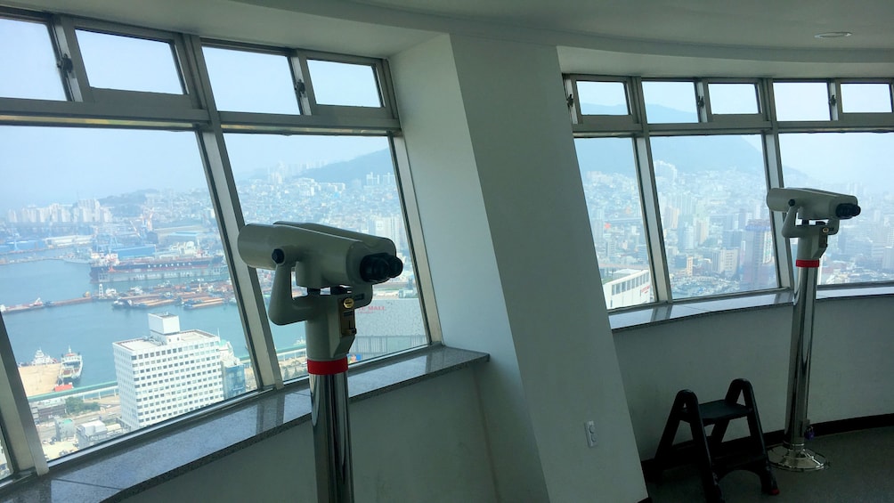 Interior of the Busan Tower