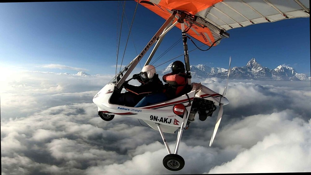 Picture 2 for Activity From Pokhara: 60 min. Ultralight Flight(Manaslu-Dhaulagiri)