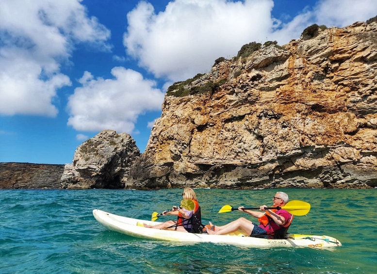 Picture 1 for Activity Raposeira: Guided Kayak Tour and Praia da Ingrina Caves