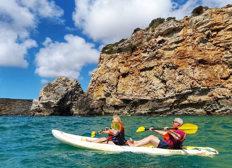 Picture 1 for Activity Raposeira: Guided Kayak Tour and Praia da Ingrina Caves