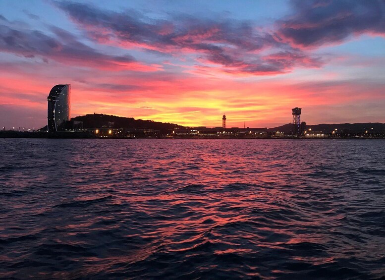 Picture 11 for Activity Barcelona: Sunset Sailing Tour with Open Bar & Snacks