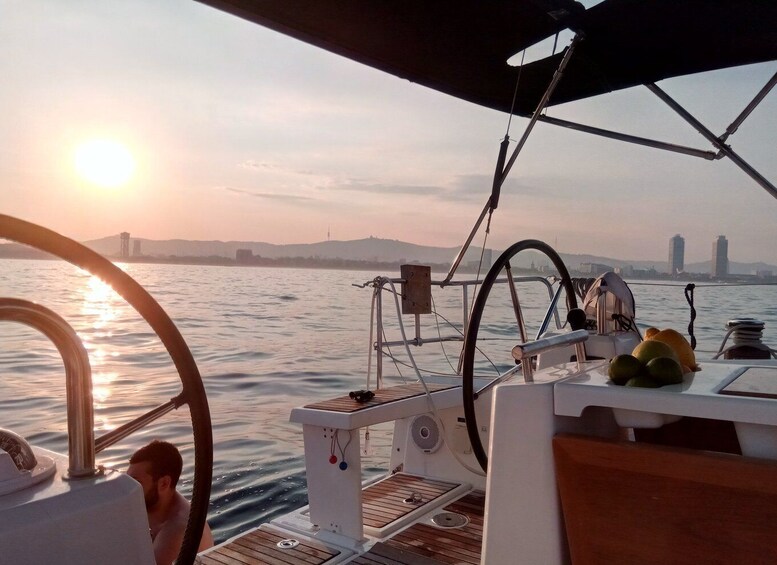 Picture 3 for Activity Barcelona: Sunset Sailing Tour with Open Bar & Snacks