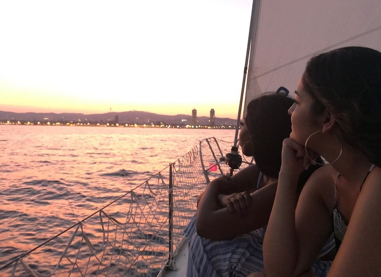 Picture 10 for Activity Barcelona: Sunset Sailing Tour with Open Bar & Snacks