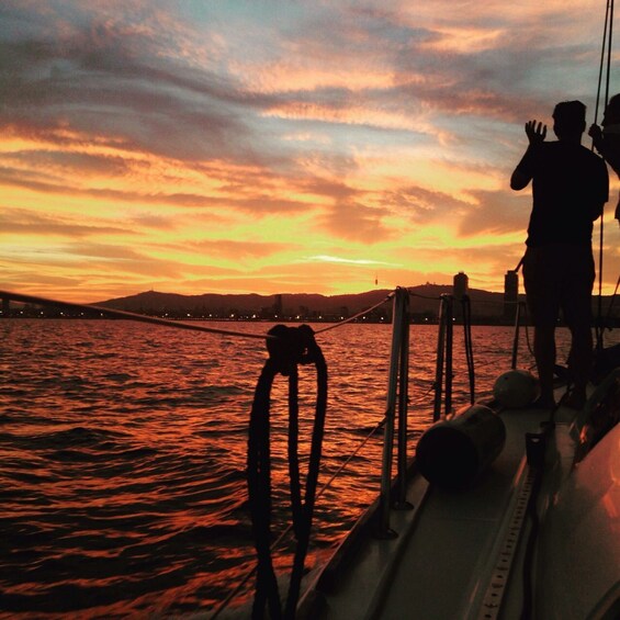 Picture 12 for Activity Barcelona: Sunset Sailing Tour with Open Bar & Snacks