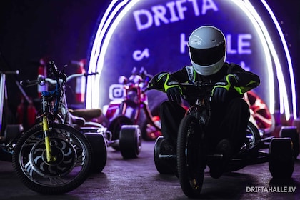 Riga | Drifta Halle: Extreme 20 minute ride on a drift trike