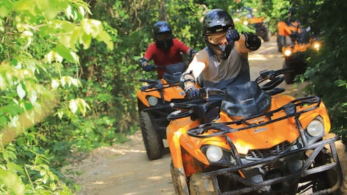 Cancun's Premier Adventure with quad bike, Ziplining, and Cenote!