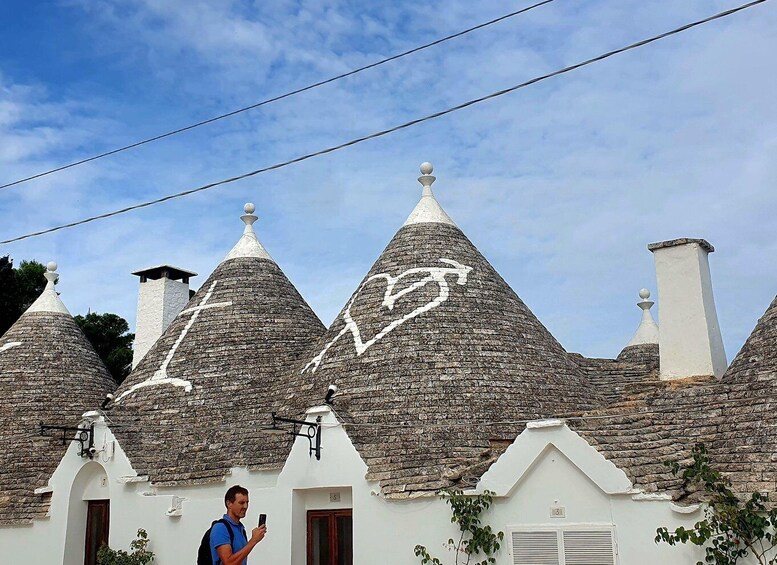 Picture 1 for Activity Brindisi: Alberobello, Locorotondo & Ostuni Tour with Brunch