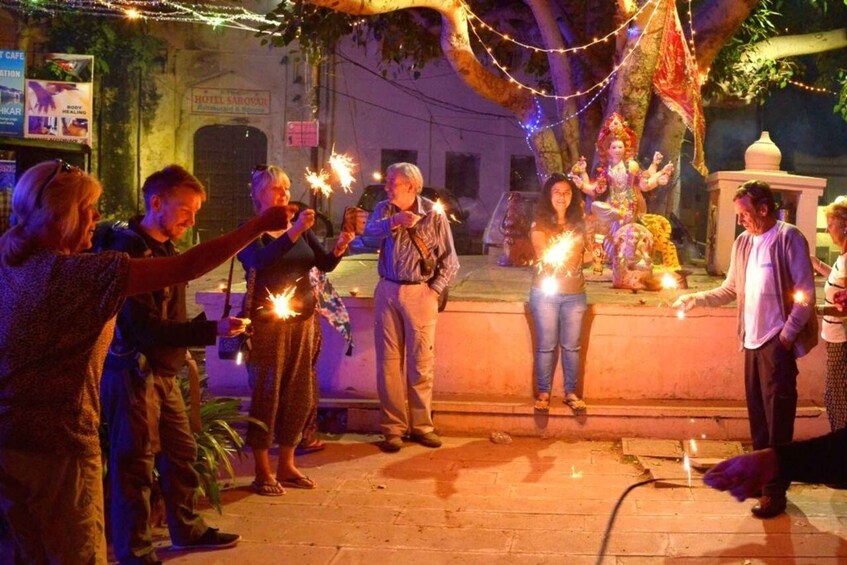 Diwali Celebration With Local Family at Jaipur With Dinner