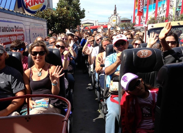 Picture 1 for Activity San Francisco: Hop-On Hop-Off Deluxe Bus Tour with 20 Stops