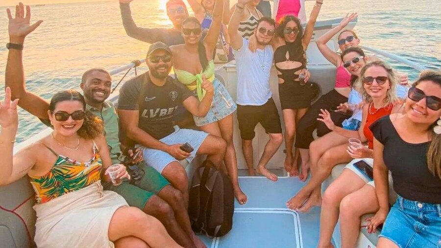 Picture 3 for Activity Cartagena: Sunset Open Bar Cruise in Catamaran or Speedboat