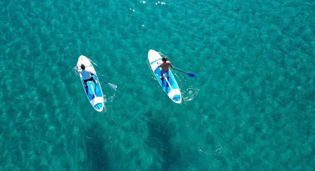 Picture 9 for Activity Paros: Private Catamaran Cruise with Meal, Drinks & SUP