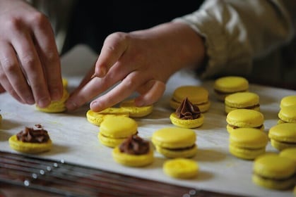 Paris Macarons Bakkurs i små grupper med en kock