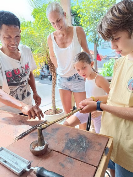 Picture 13 for Activity Bali: Canggu Jewelry Making Class with 7 Grams of Silver