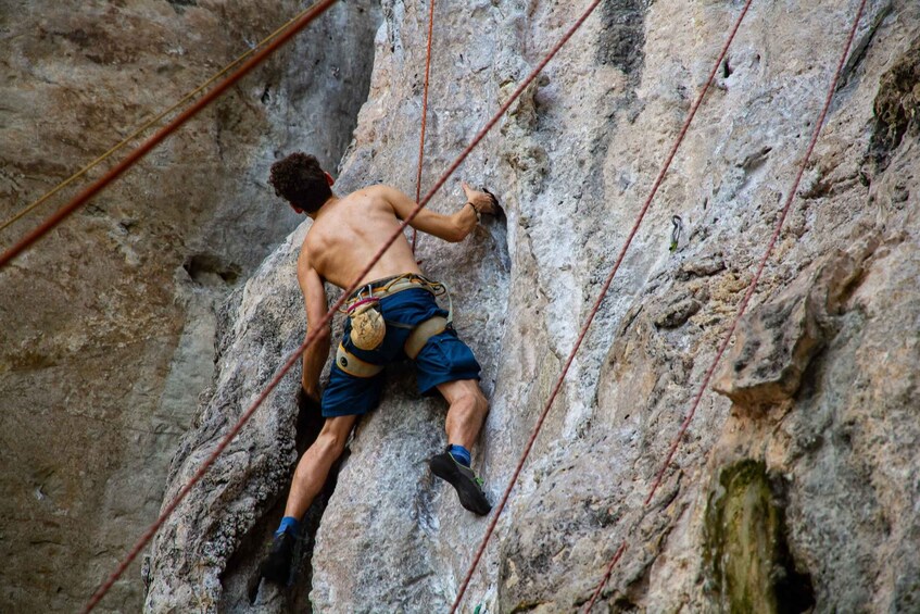 Picture 10 for Activity Krabi: Full-Day Rock Climbing Course at Railay Beach
