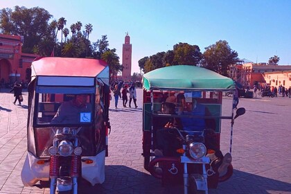 Marrakech Tuktuk+Guide+Palais de la Bahia+Madrassa+ Souks