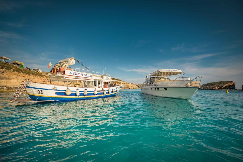 Picture 1 for Activity Malta: Comino, Gozo, Blue & Crystal Lagoon, and Caves Cruise