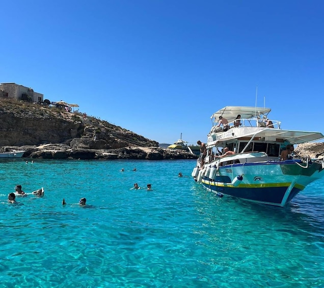 Picture 11 for Activity Malta: Comino, Gozo, Blue & Crystal Lagoon, and Caves Cruise