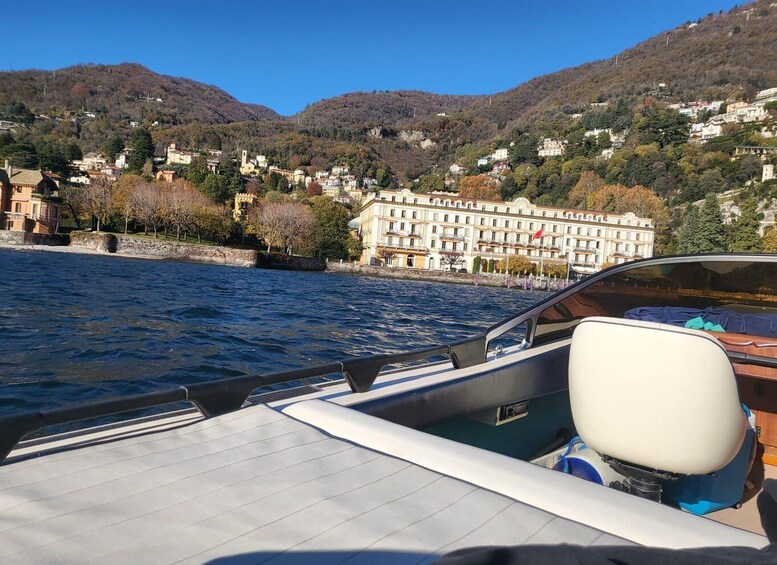 Picture 4 for Activity Como Lake: Private Wood Boat Tour with personal Skipper