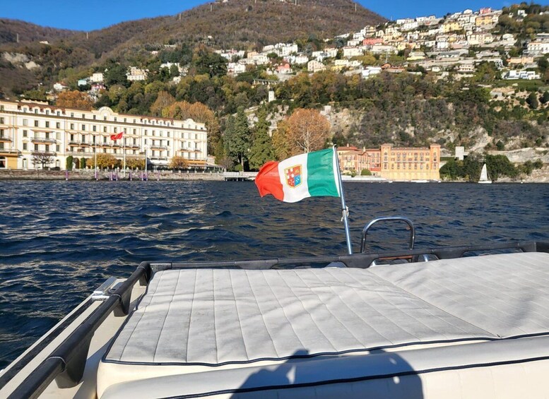 Picture 5 for Activity Como Lake: Private Wood Boat Tour with personal Skipper