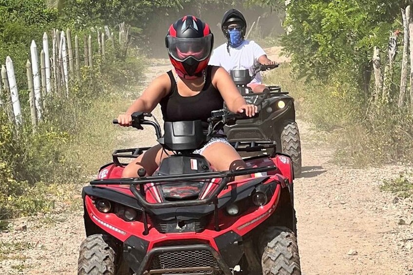 Picture 2 for Activity Cartagena: Tierra Bomba Island Guided ATV Tour