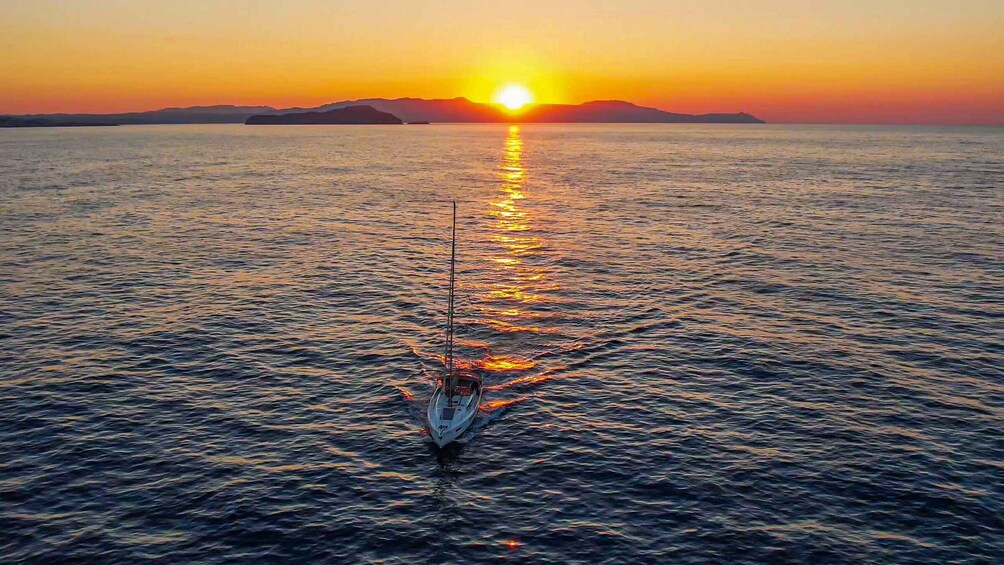 Picture 2 for Activity Chania Old port: Private Sailing Cruise with Sunset Viewing