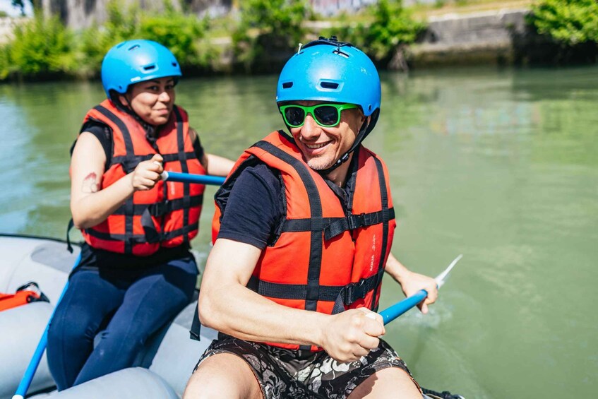 Picture 8 for Activity Rome: Tiber River Urban Rafting Tour with Roman Pizza