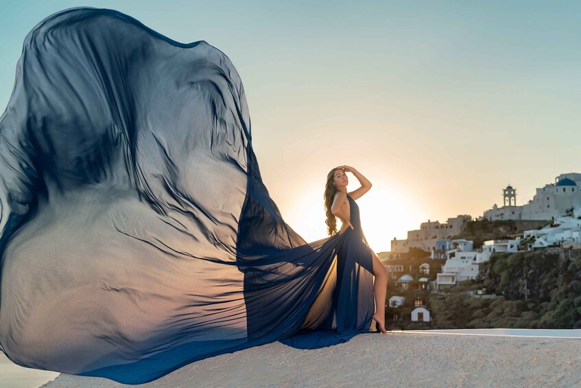 Picture 23 for Activity Imerovigli: Santorini Photoshoot with Flying Dress