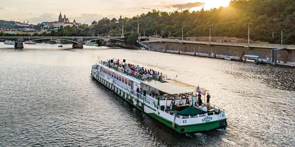 Picture 2 for Activity Prague: Vltava River Evening Dinner Cruise