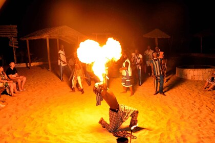 Boa Vista: Sunset Dinner with Afrikan Drums & Fire