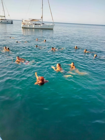Picture 4 for Activity Denia: Cova Tallada Catamaran Tour and Swimming Stop