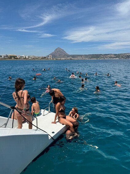 Picture 1 for Activity Denia: Cova Tallada Catamaran Tour and Swimming Stop