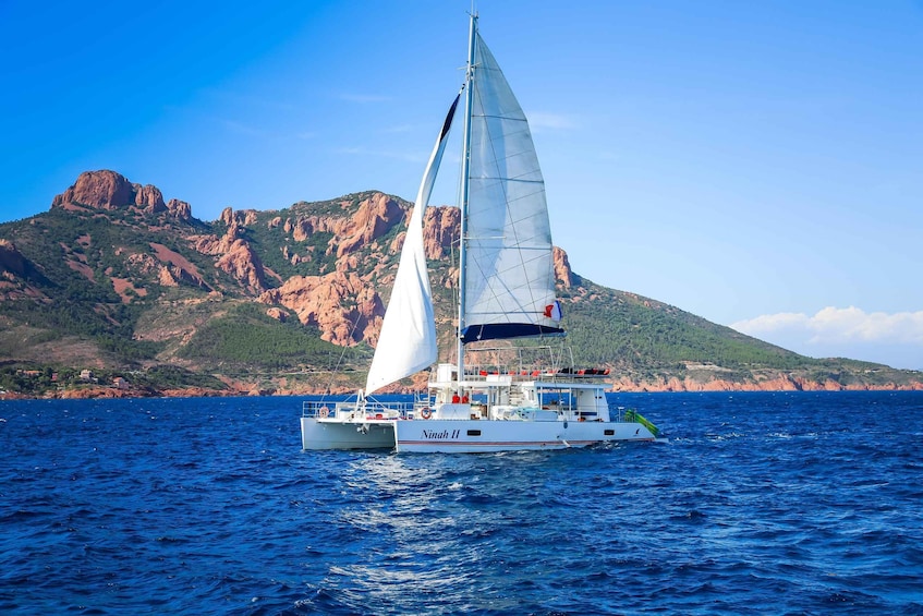 Picture 4 for Activity Denia: Cova Tallada Catamaran Tour and Swimming Stop