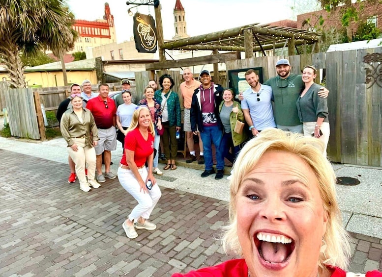 Strolling Food & Wine Pairing Tour in St. Augustine!