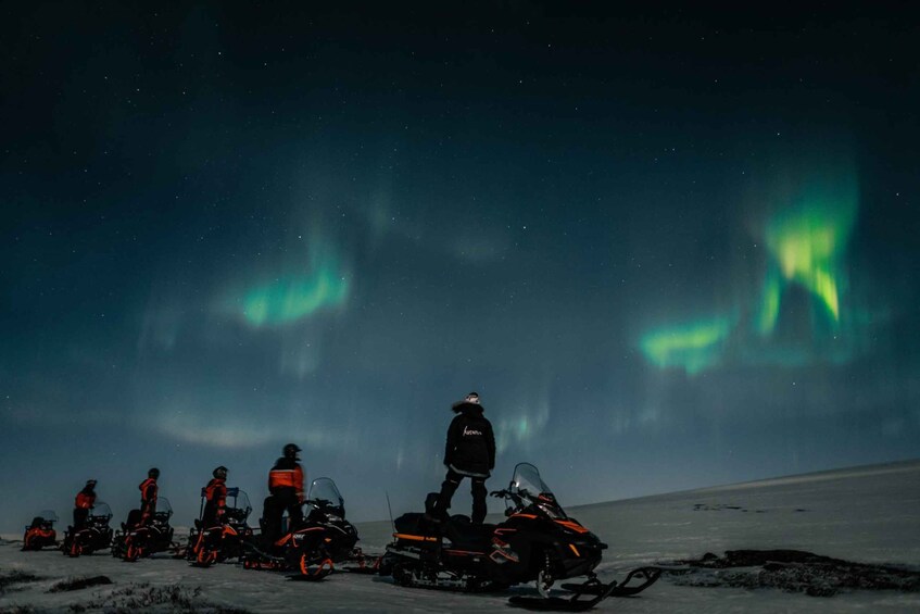 Picture 3 for Activity Northern Lights Adventure By Snowmobile