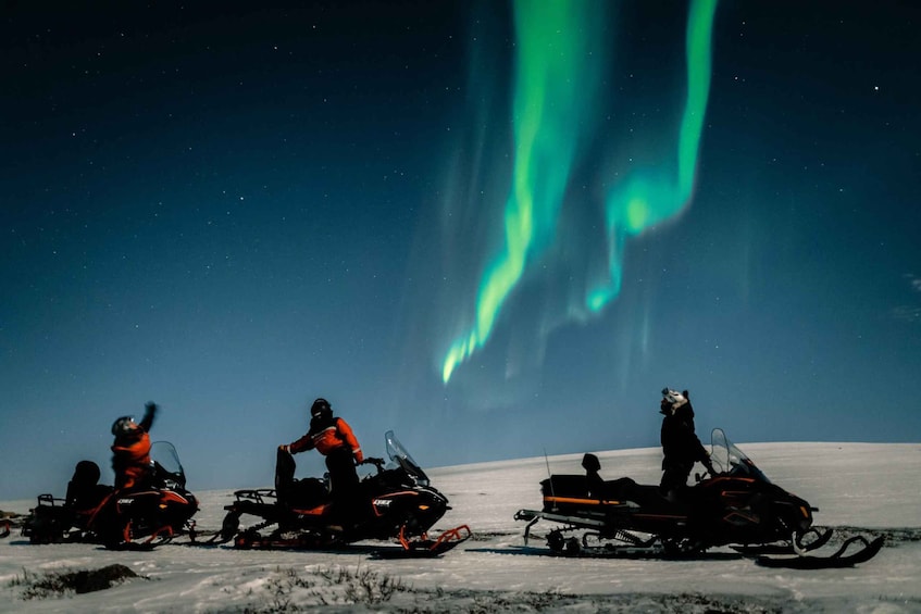 Picture 2 for Activity Northern Lights Adventure By Snowmobile