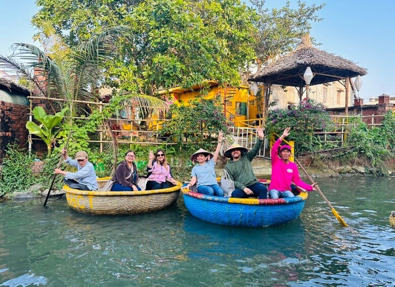 Picture 4 for Activity Experience Bamboo Basket Boat on Coconut village w Locals