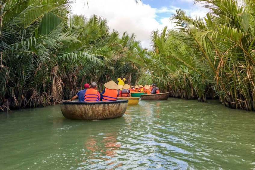 Picture 1 for Activity Experience Bamboo Basket Boat on Coconut village w Locals