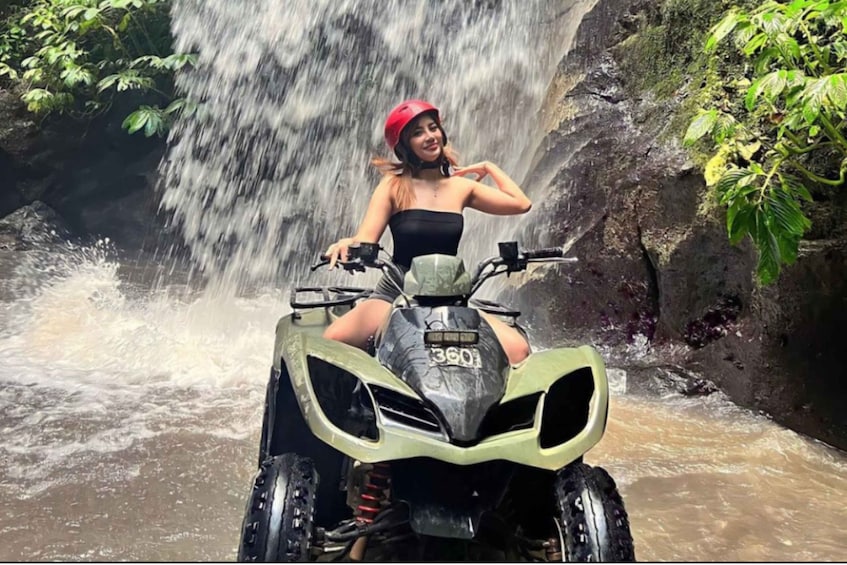 Picture 1 for Activity Ubud Bali: Kuber ATV Quad Bike with Long Tunnel & Waterfalls