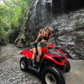 Ubud Bali: Kuber quad bike Quad Bike with Long Tunnel & Waterfalls