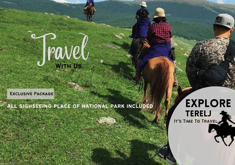 Horse riding experience in Terelj National park 1 day