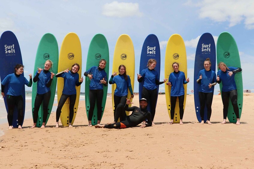 Picture 4 for Activity Quarteira: 2-Hour Surf Lesson at Falésia Beach