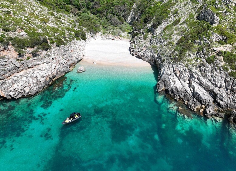 Picture 19 for Activity Vlore: Dafina Cave & Haxhi Ali Cave Speedboat Guided Tour