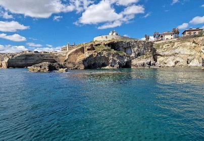 Boat tour of the island of Ortigia and the sea caves