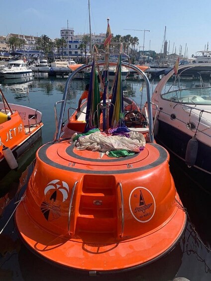 Picture 5 for Activity Benalmádena: Deluxe Parasailing Flight from Benalmadena Port