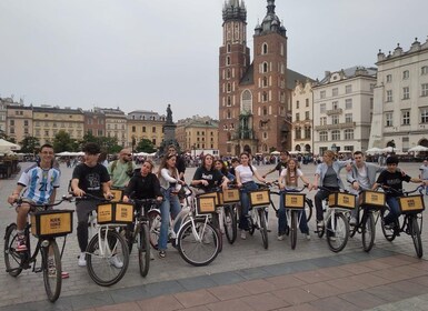 Cracovie : 2h de la Seconde Guerre mondiale, visite du Ghetto à vélo excurs...