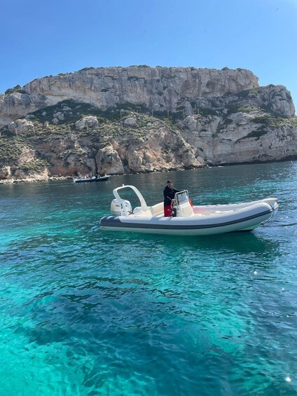 Picture 5 for Activity Cagliari: Tour on the Boat and Aperitivi Experience