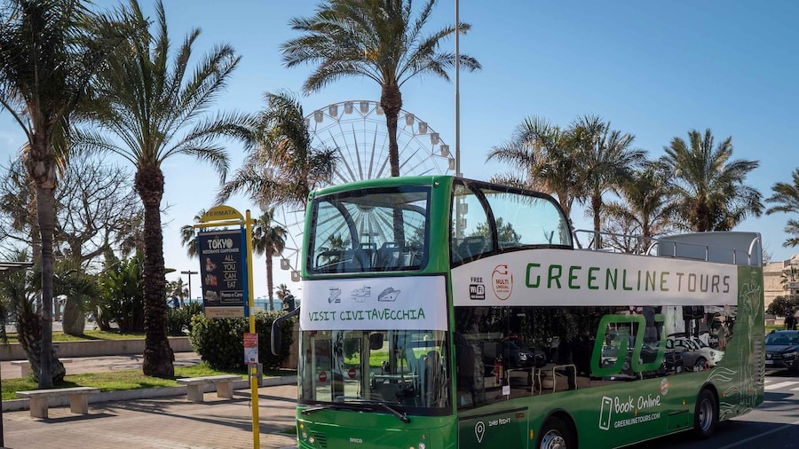 Civitavecchia: Hop-On Hop-Off Bus Ticket with Audio Guide